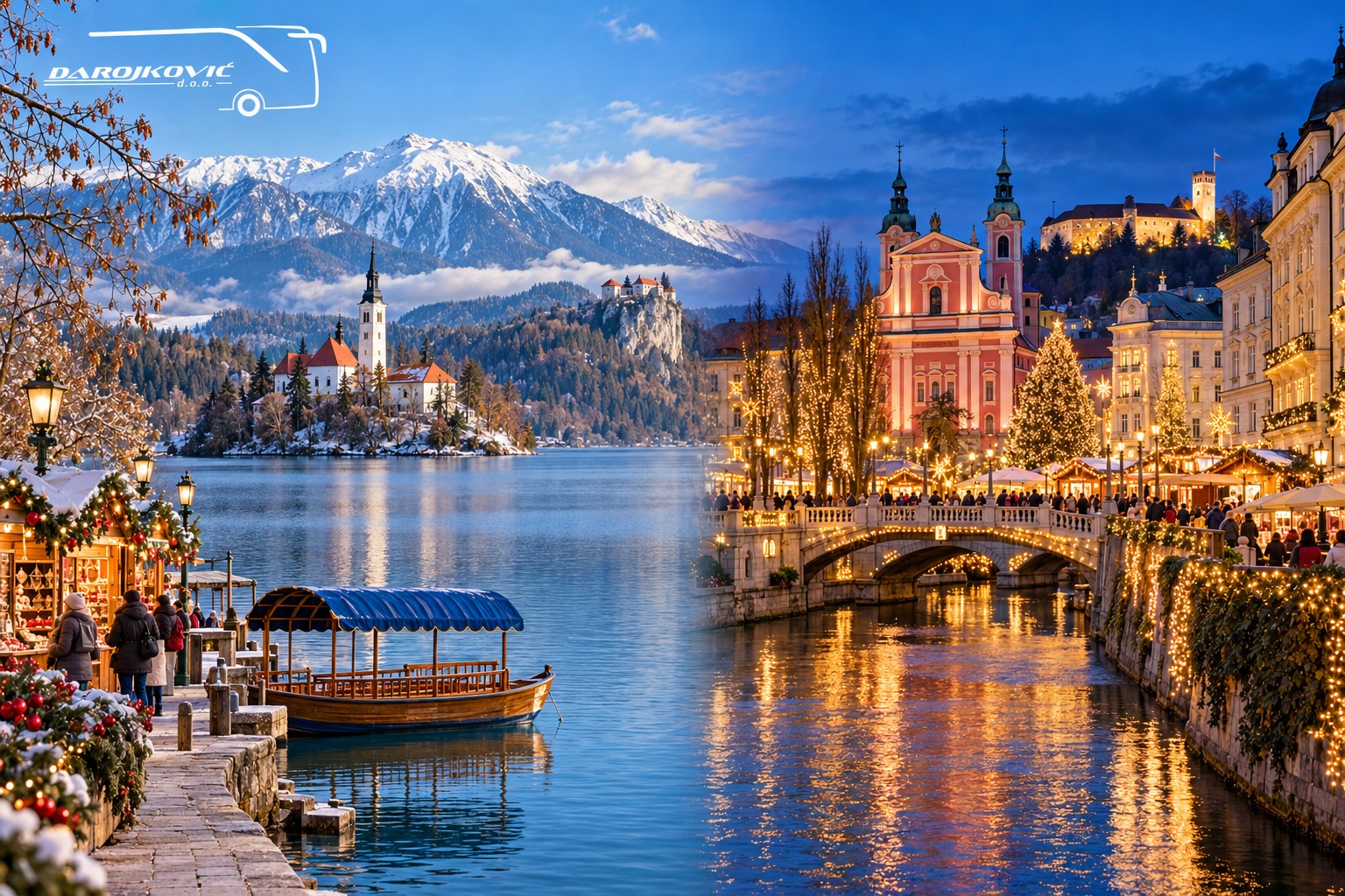Bled i Ljubljana u adventu